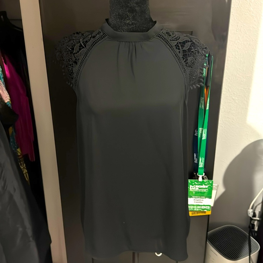 Sexy black top a great top for day to night!